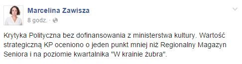 zawisza krytyka