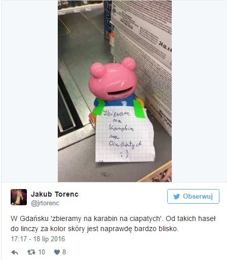 źródło: twitter.com/jrtorenc printscreen