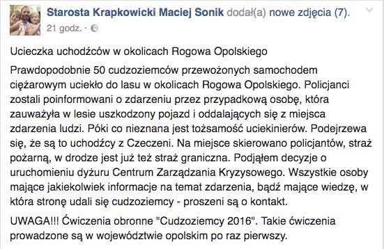 źródło: facebook.com/polacydlauchodzcow
