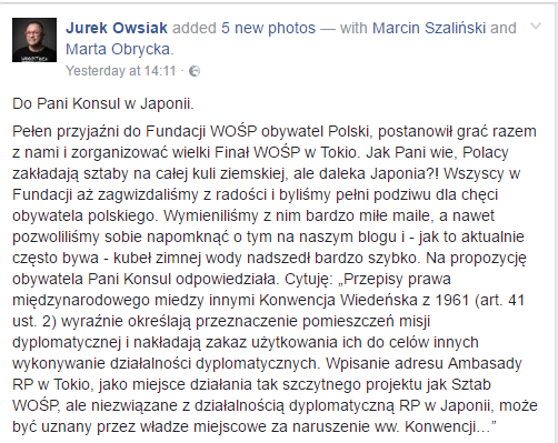 źródło: facebook.com/JerzyOwsiak