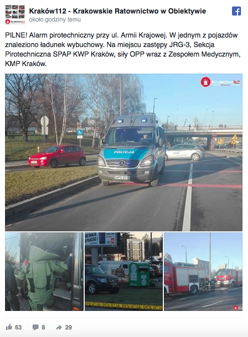 Odnaleziono niebezpieczny ładunek wybuchowy