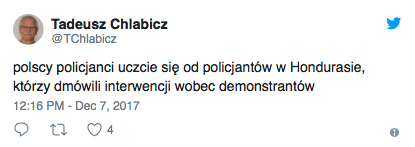 Policja stanęła po stronie opozycji