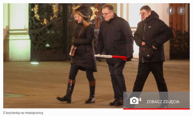 Żonaty bogacz z PiS z kochanką na miesięcznicy