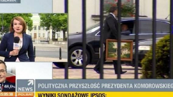 Komorowski już się wyprowadza z Belwederu. Zabiera ze sobą obrazy