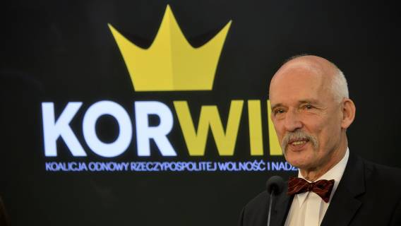 Korwin-Mikke wyzywa Kukiza na publiczne debaty