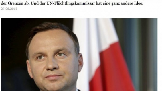 Prezydent Duda odmawia Niemcom przyjęcia od nich imigrantów