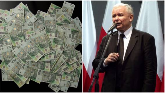 kaczyński pieniądze