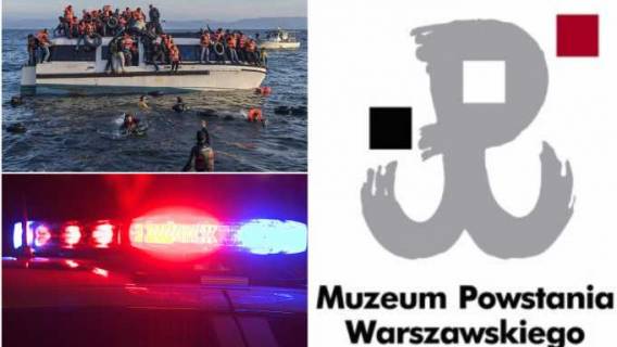 Awantura w Muzeum Powstania. Cudzoziemcy rozrzucili ulotki o uchodźcach, zrobili głośne show