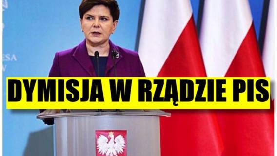 Nieoczekiwana dymisja w rządzie Beaty Szydło!