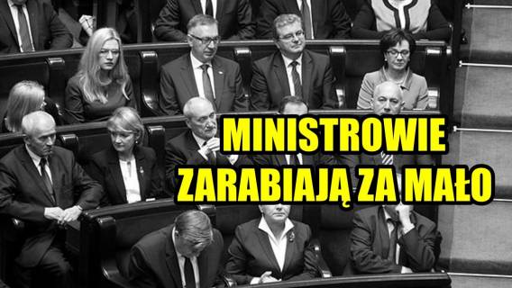Czołowy polityk PiS: Ministrowie zarabiają ZA MAŁO