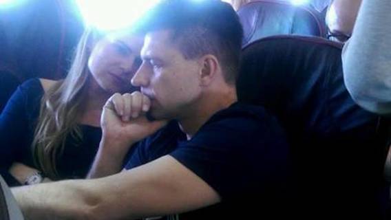 Petru i Schmidt lecący na Maderę
