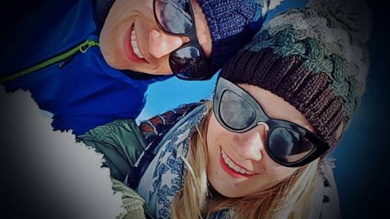 Kamil Stoch z żoną