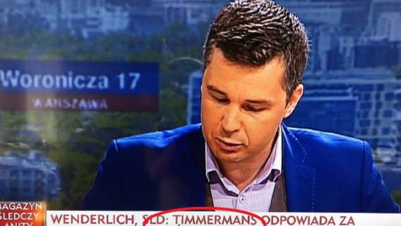 Takiej wpadki w TVP jeszcze nie było.