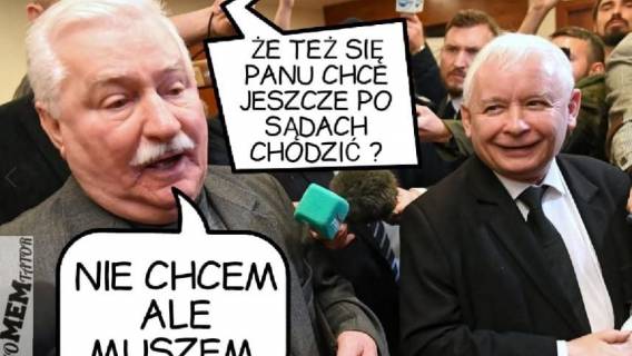Wałęsa i Kaczyński