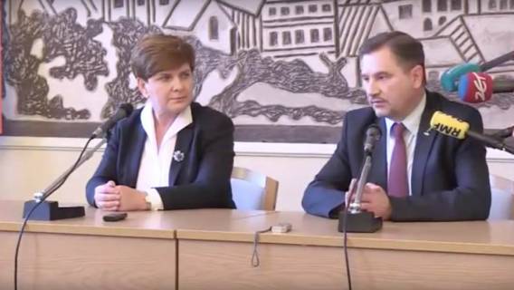 Piotr Duda i Beata Szydło