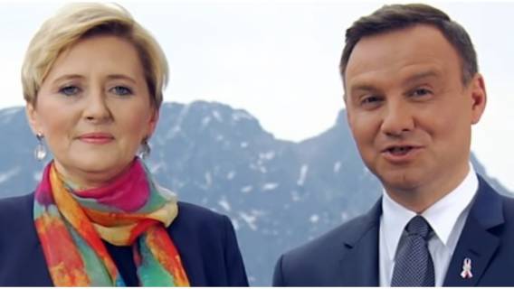 Agata Duda spędziła Dzień Kobiet w remizie