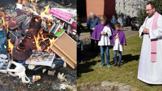 Kościół katolicki spalił książki o Harrym Potterze