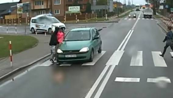 Wypadek w Olbięcinie.