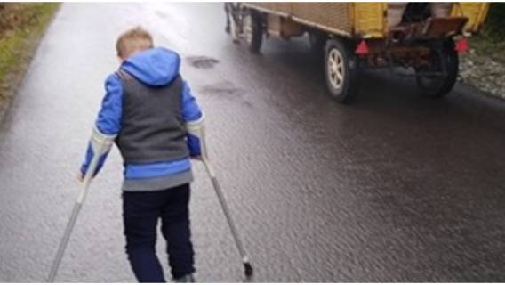 Morskie Oko postanowił zdobyć na piechotę
