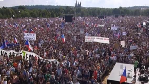 Czechy mierzą się z protestem