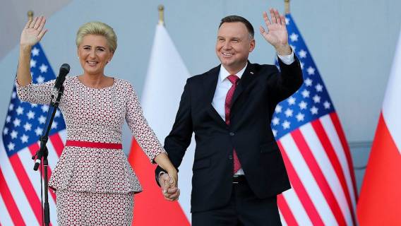 Agata Duda zabrała głos w USA