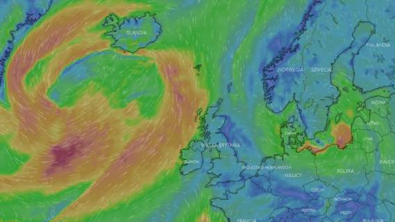 Prognoza pogody: były huragan Dorian nad Europą