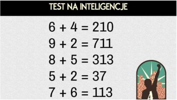 matematyka test na inteligencje