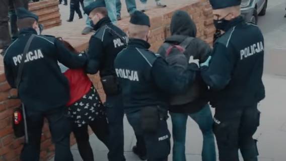 Strajk przedsiębiorców, interwencja policji