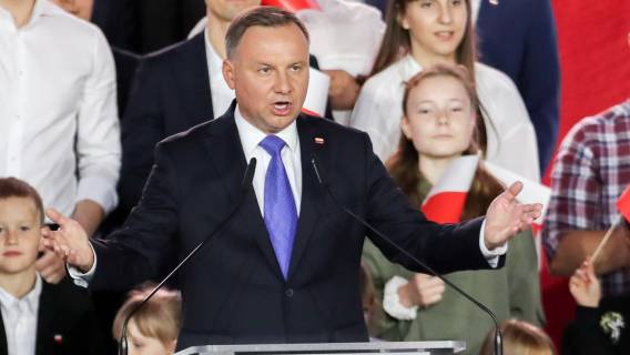 Andrzej Duda - jak głosowali sąsiedzi prezydenta