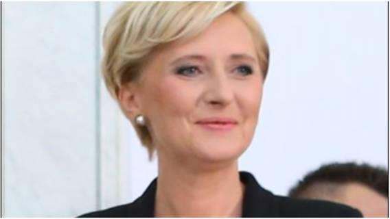 Agata Duda - przyłapana