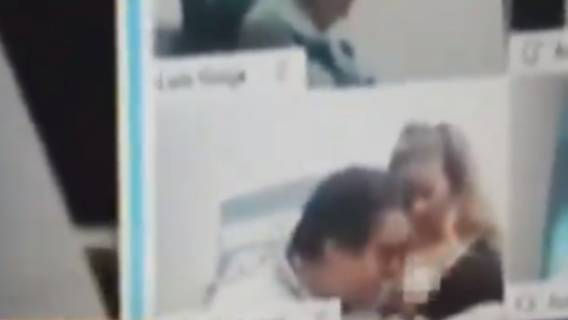 Poseł pieścił piersi kochanki