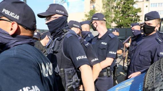 informacje blokady policja