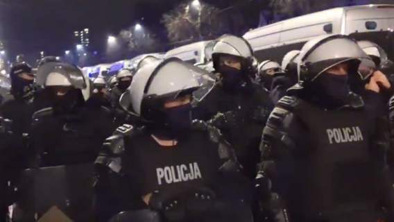 protesty policja