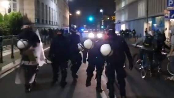 Sejm w czasie protestu