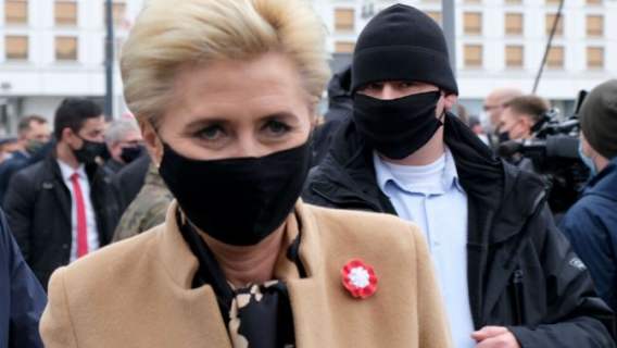 Agata Duda i mąż