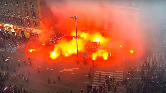 Nagranie z Marszu Niepodległości