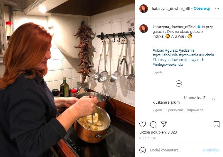 Katarzyna Dowbor pokazała kuchnię