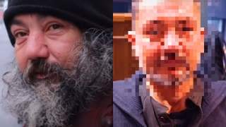 bezdomny przeszedł metamorfozę