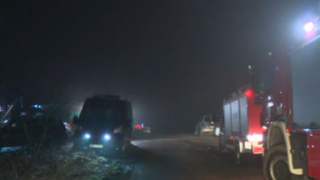 Informacje o wypadku śmigłowca