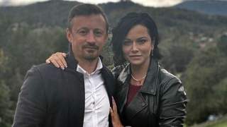 Adam Małysz z żoną Izabelą