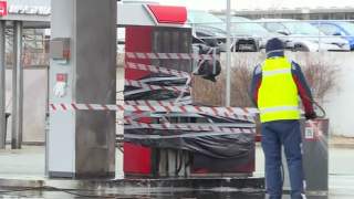 mężczyzna podpalił się