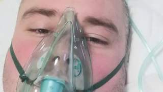 Mężczyzna wylądował w szpitalu