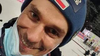 Piotr Żyła w hotelu