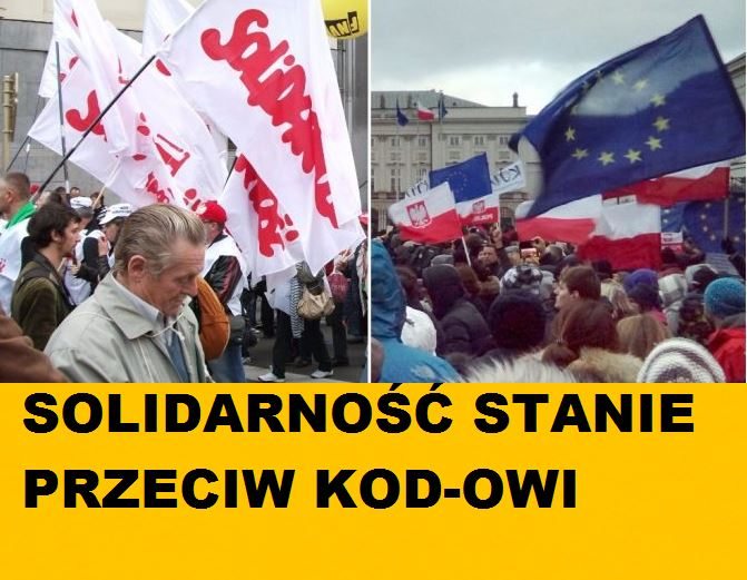 Solidarność stanie przeciwko KOD-owi. "Policzymy się"
