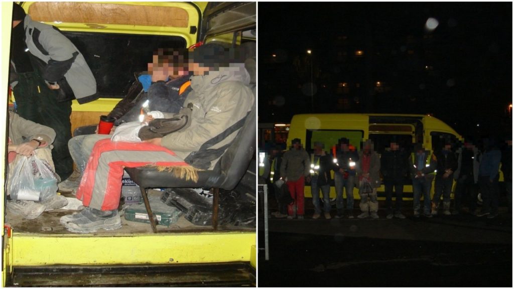 W siedmiu na jednym miejscu. 21 Ukraińców jechało 3-osobowym autem