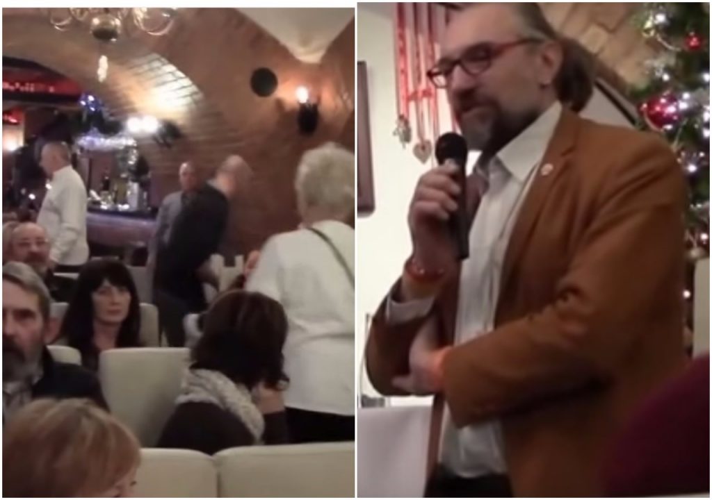 Awantura i rękoczyny na spotkaniu KOD. "Dopie*dolę ci! Siadaj!" (video)