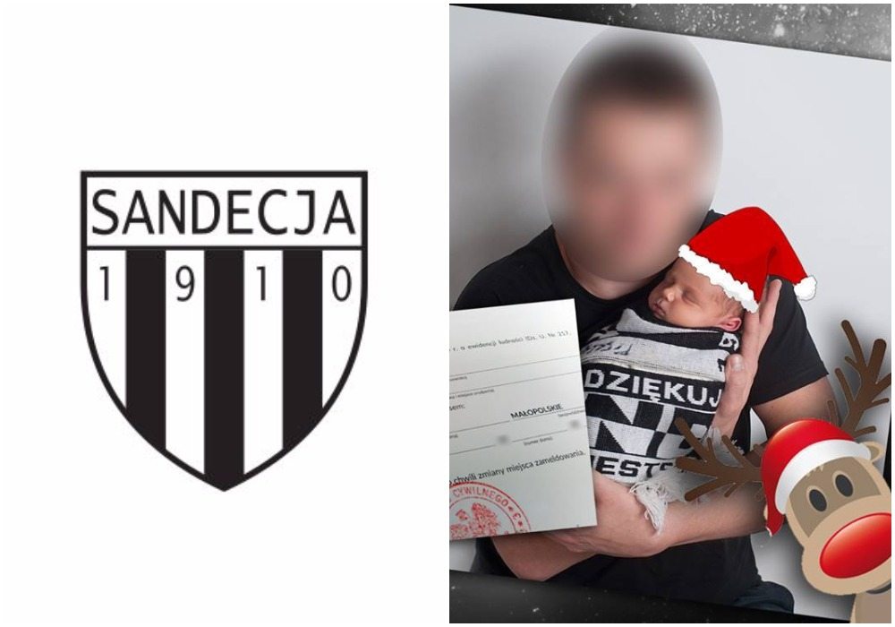 Nowy Sącz: Wierny kibic nazwał córkę na cześć klubu i pochwalił się tym w internecie