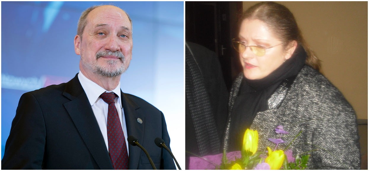 Już o poranku na twarzy Macierewicza musiał malować się uśmiech. Krystyna Pawłowicz zrobiła mu niespodziankę
