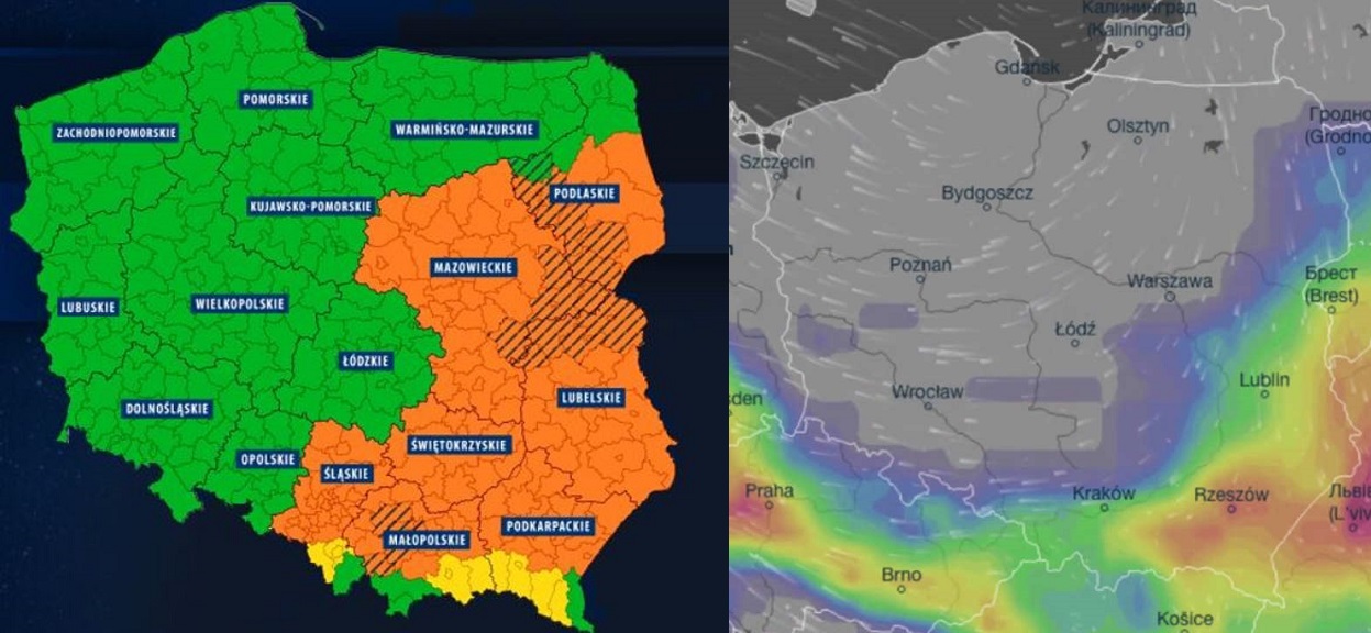 Niestety, to już oficjalne. IMGW ogłosił, co stanie się w pomarańczowych obszarach