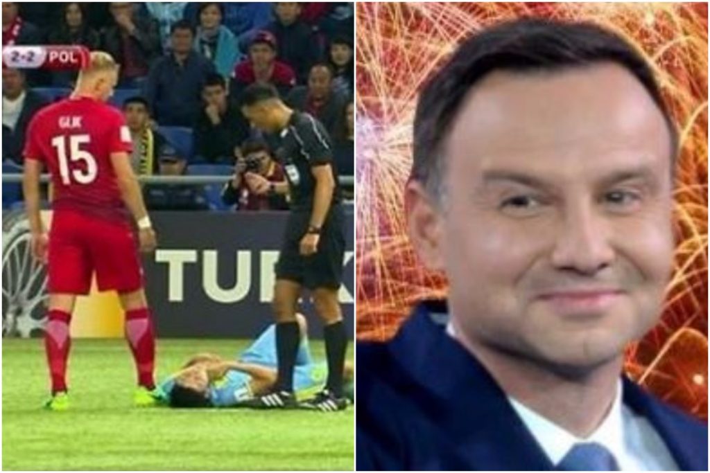 Hit grudnia. Prawdziwy Glik podbił internet na "Sylwestrze z Andrzejem Dudą"